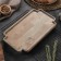 ADELICA tray, 35 × 20 × 1.8 cm, secret handles, soaked in oil, array of birch