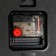 Watching, interior, silent, 22 x 22 cm, black