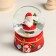 Souvenir Polystone Water Ball "Grandfather Frost with an elegant Christmas tree" 7x8x9 cm