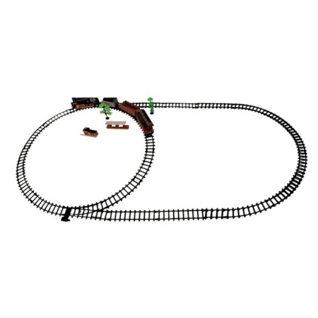 The Classic railway, radio control, light and sound, with smoke, works from the battery-3