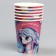 A one -time paper "unicorn" 250 ml. set 6 pieces