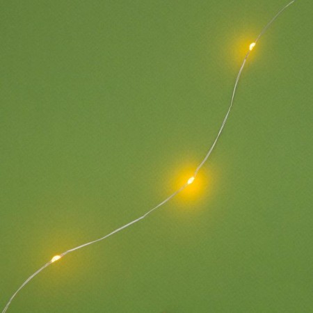Garland “thread” 20 m dew, IP44, silver thread, 200 led, yellow glow, 2 modes, solar battery-6