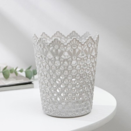 Plastic basket for storage "Melange", 10.5 × 10.5 × 12 cm, color mix