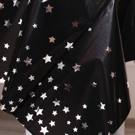 Groundpress "Stars", 137 × 183 cm, silver color-2