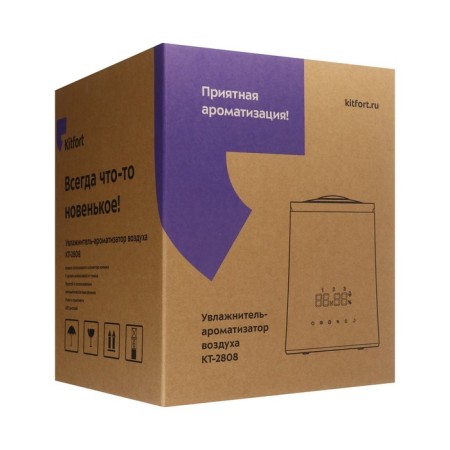 Air humidifier KitFort KT-2808, Ultrasound, 37 W, 4 l, 30 m2, aromatization-11