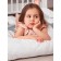 Soft pillow, size 40x60 cm, white color