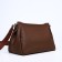 Bag Cross-Bodi Medvedkovo with a zipper, external pocket, brown color