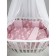 A set in a crib 3 objects Baby Boom, a delicate dance print, pink color