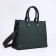 Bag Female Tout with zipper, green color