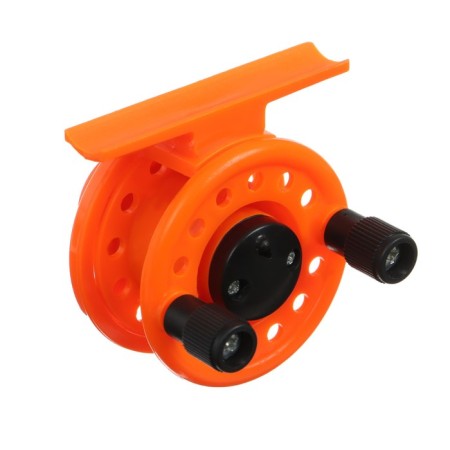 Inertial coil, plastic, diameter 5 cm, orange color, 108-2