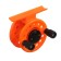 Inertial coil, plastic, diameter 5 cm, orange color, 108