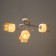 Snovellah chandelier 3he27 40W white-gold 53x26x27 cm Bayerlux