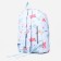 School backpack of textiles with lightning, external pocket, blue color