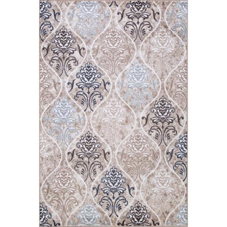 Rectangular carpet Merinos Valencia Deluxe, size 150x300 cm, color Cream-Brown