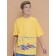 T -shirt for boys, height 122 cm, yellow color