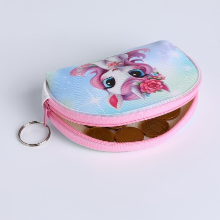 Monetnik's wallet with a zipper, color mix-4