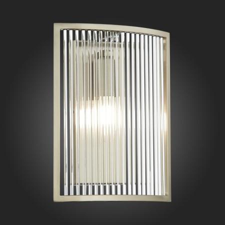 Sconces st. SL1234.101.01. Cosenza. 1x60 W, E14, 20x26 cm, Nickel color-2