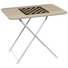 Tourist Game Chess Table, 75 × 50 x 50/62 cm