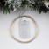 Garland "thread" 2 m Rosa, IP20, silver thread, 20 LED, glow blue, CR2032X2
