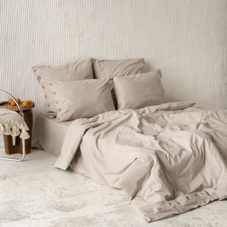 Pillow Pillowcase "Boyle", size 70x70 cm, gray color, 2 pcs-2