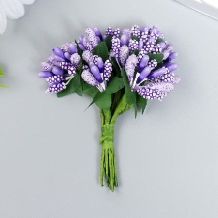 Flowers for decorating "inflorescence" Blue 1 bouquet = 12 colors 8.5 cm