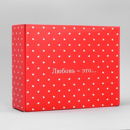 Gift folding box, packaging, "love", 27 x 21 x 9 cm-3