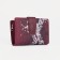 Women's wallet on a magnet, burgundy color