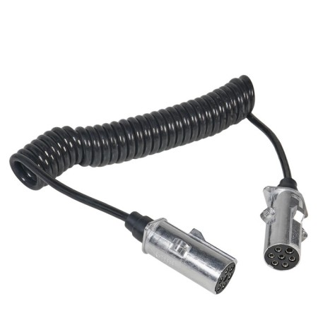 AIRLINE trailer cable, 24V, type-n 7 contacts 4.5 m, metal-1