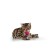 Cat toy "springy smile", 4 cm, mix of flowers
