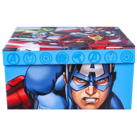 Gift box with a lid, folding, 31x25.5x16 cm, Avengers-4