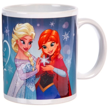 Sublimation mug, 350 ml "Believe in a fairy tale!", Cold heart mix-3