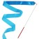 Ribbon for rhythmic gymnastics with a stick Grace Dance, 6 m, blue color