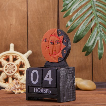 Calendar Table tree "Month and Sun" 10x5x15 cm-3