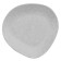 Kutahya PorsElen Galaxy Kutahya plate, light gray color