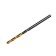 Denzel 717203, HSS-Tin, Golden Tip, 10 pieces, 2 mm