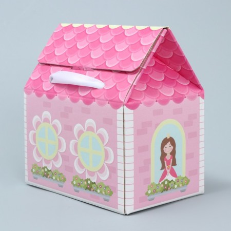 Gift folding box, packaging, “princess house”, 15 x 18 x 10 cm-4