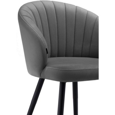 Banbu Velutto 32 Metal/velor, black/gray 54x50x76 cm-6