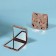 Mirror folding "waves", 7 × 7 cm, color pink gold
