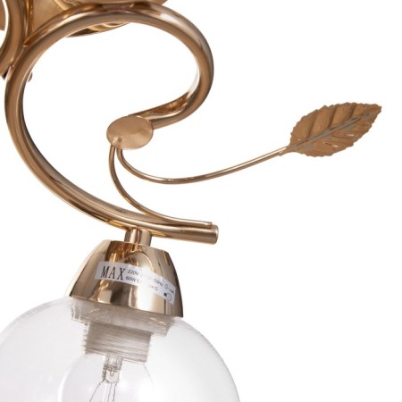 Aleste chandelier 3x60W E27 gold 52x52x23cm-6
