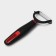 Vegetable cleaning of Digma, 17 cm, stainless steel, black color, red
