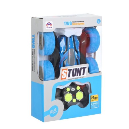 Radio-controlled car-controlled machine "Strokach", with a battery, blue color-6