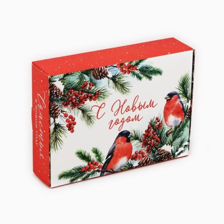 Folding box "Happiness in the New Year", 21 x 15 x 5 cm, New Year-2