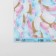 Paper Glossy Paper “Delicate Smoes of Colors”, 100x70 cm