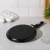 Pancake pan “Granite Black”, D = 22 cm, plastic handle, anti -stick coating, black color