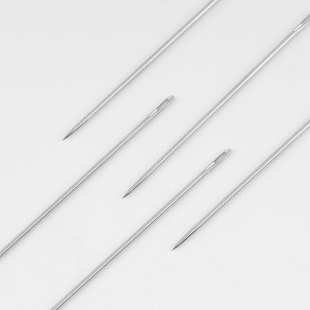 Sewing needles No. 5, d = 0.9 mm, 4.3 cm, 10 pcs, from 200105-1