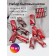 A set of household threads IDEAL 40/2, length 366 m, assorted color (red shades), 10 pcs to the UP