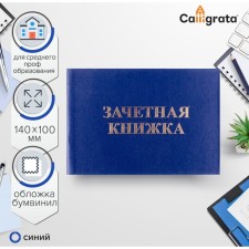 Counter book for secondary vocational education, 140 x 100 mm, calligrata, hard cover, boumvil, blue color