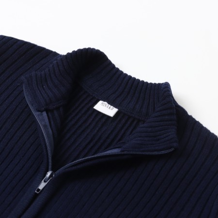 Costume (sweater and trousers) children's minku, dark blue color, height 134 cm-1