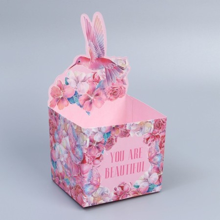 Boxes for Mini Bouquets "Hummingbird", 12 × 20 × 10 cm-1