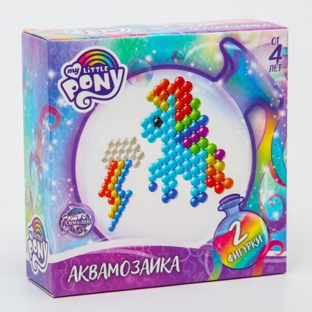 Aquamosaic "Rainbow Dash" My Little Pony, 2 figures-4
